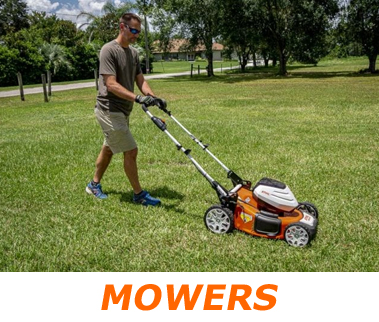 Mowers - Ride On Mowers - Walk Mowers